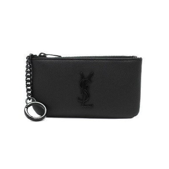 SAINT LAURENT PARIS Monogram Key Pouch Case - Picture 1 of 5